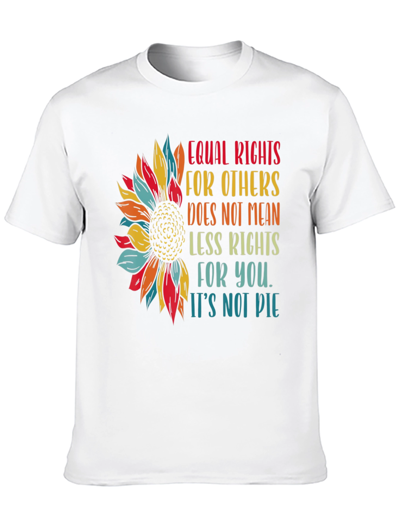 Equal Rights Sunflower Graphic Tee