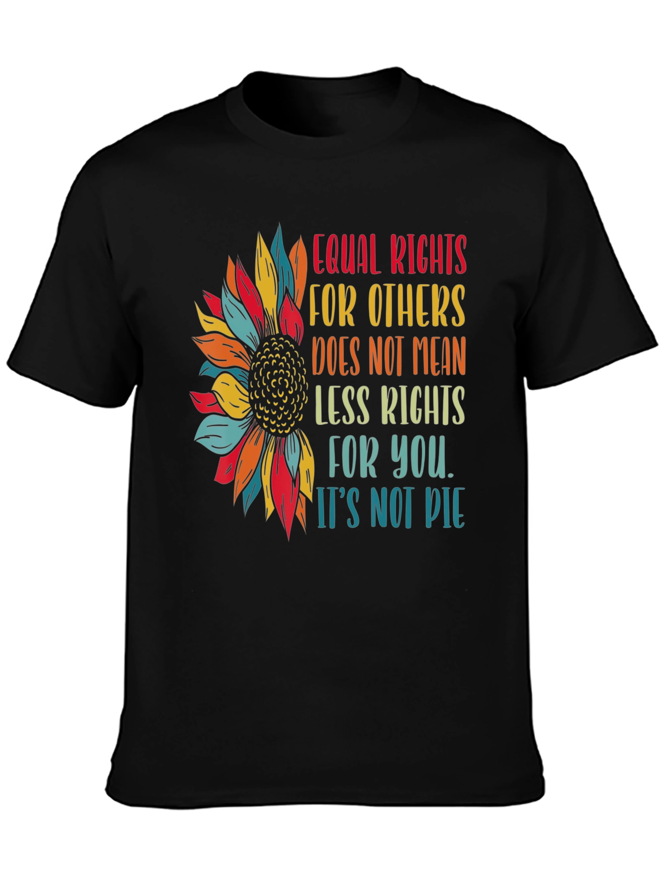 Equal Rights Sunflower Graphic Tee
