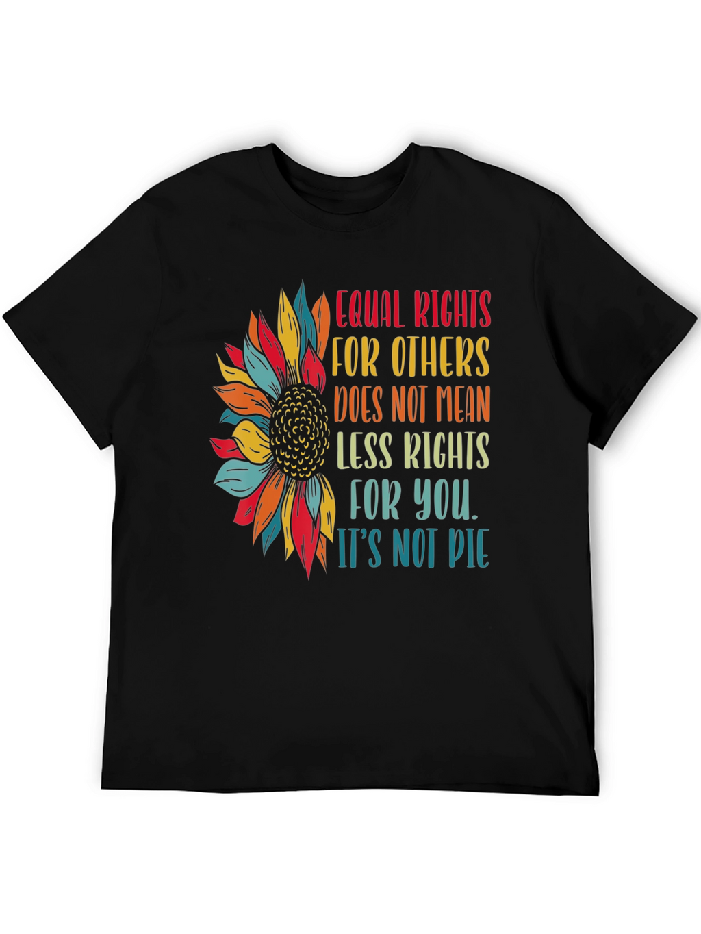 Equal Rights Sunflower Graphic Tee