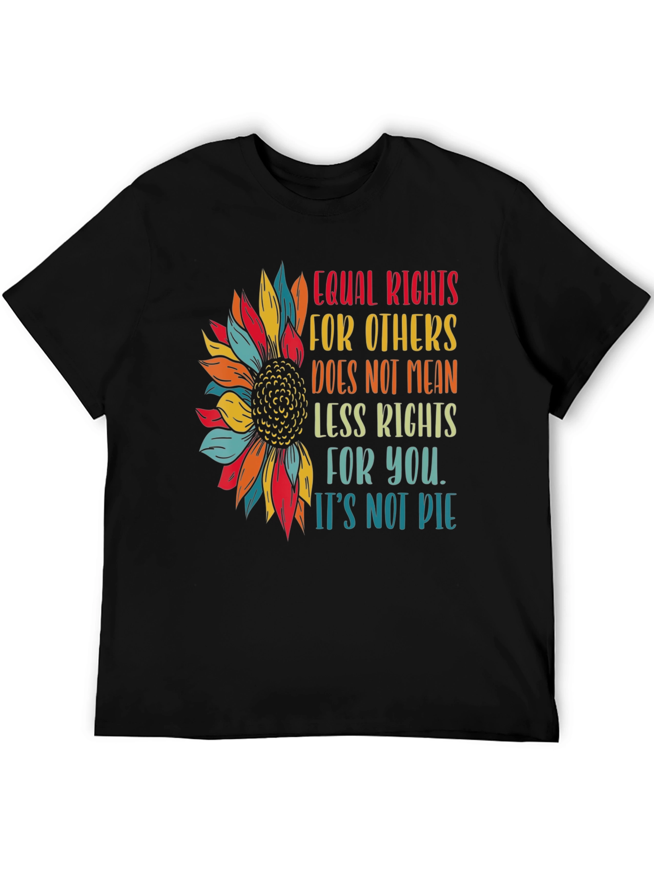Equal Rights Sunflower Graphic Tee