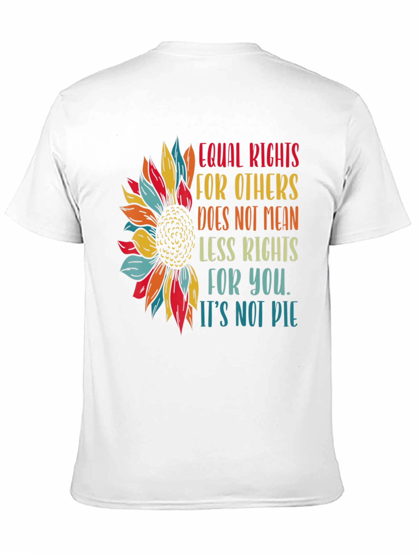 Equal Rights Sunflower Graphic Tee
