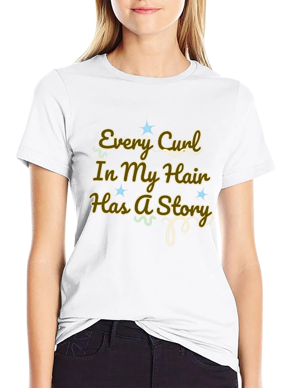 Every Curl Has a Story Graphic Tee