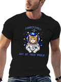Pawsitively Out of This World Cat Astronaut T-Shirt
