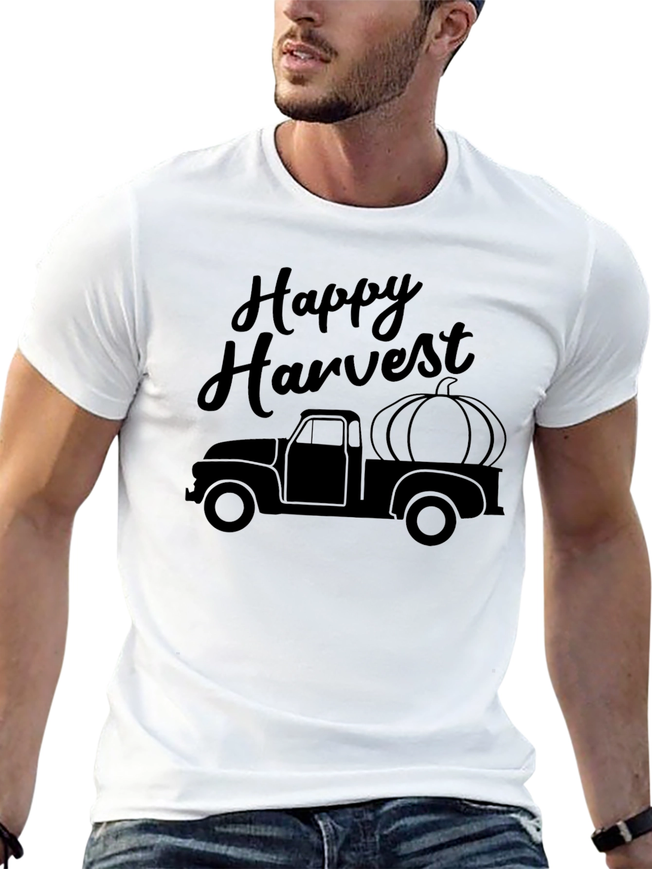 Happy Harvest Truck Graphic Tee