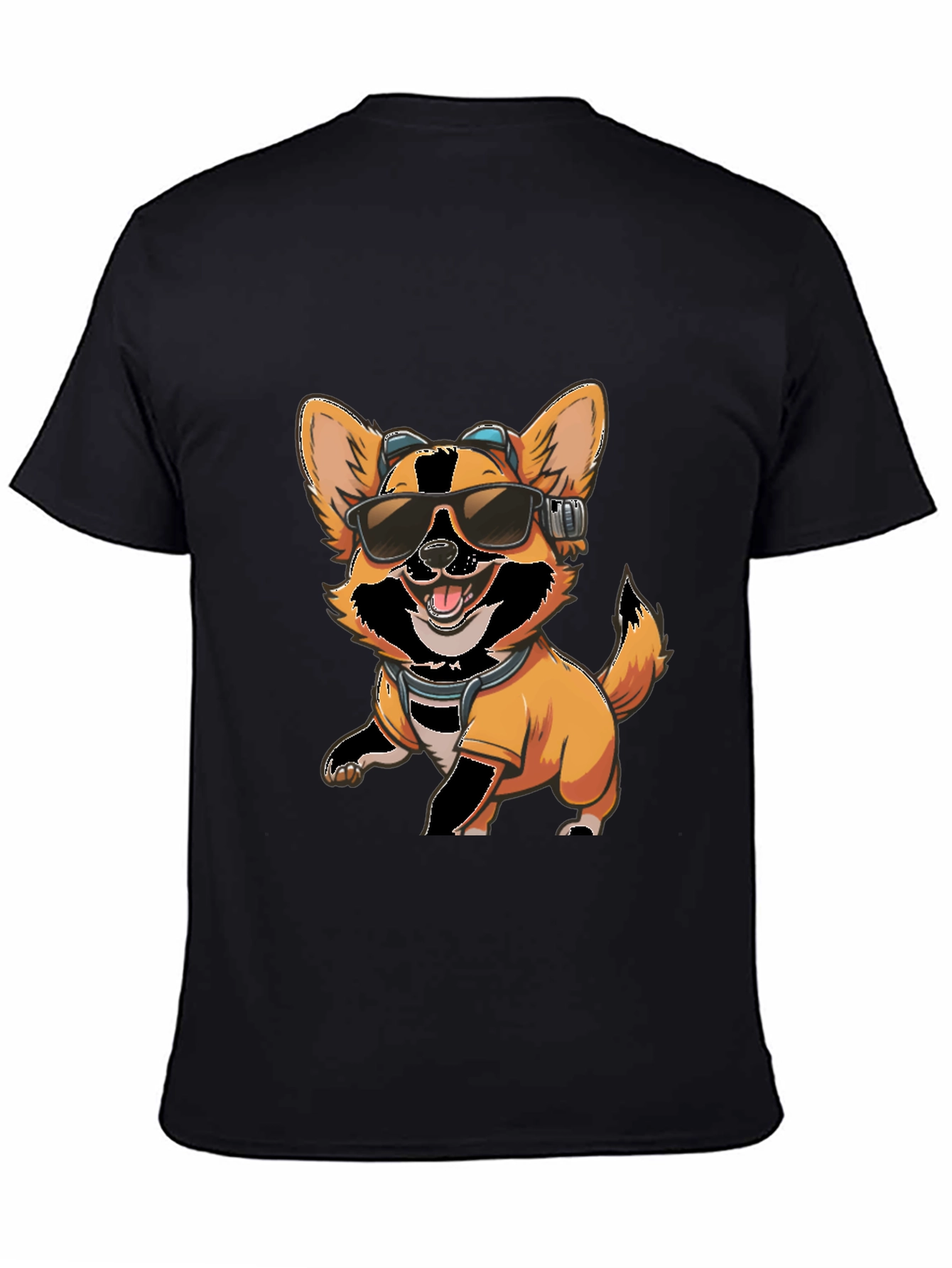 Cool Dog T-Shirt - Corgi with Sunglasses