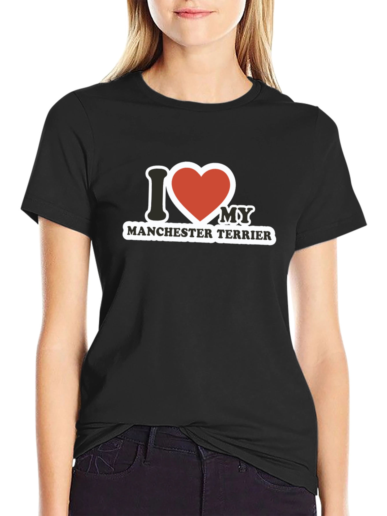 I Heart My Manchester Terrier Tee - Pet Lover Shirt