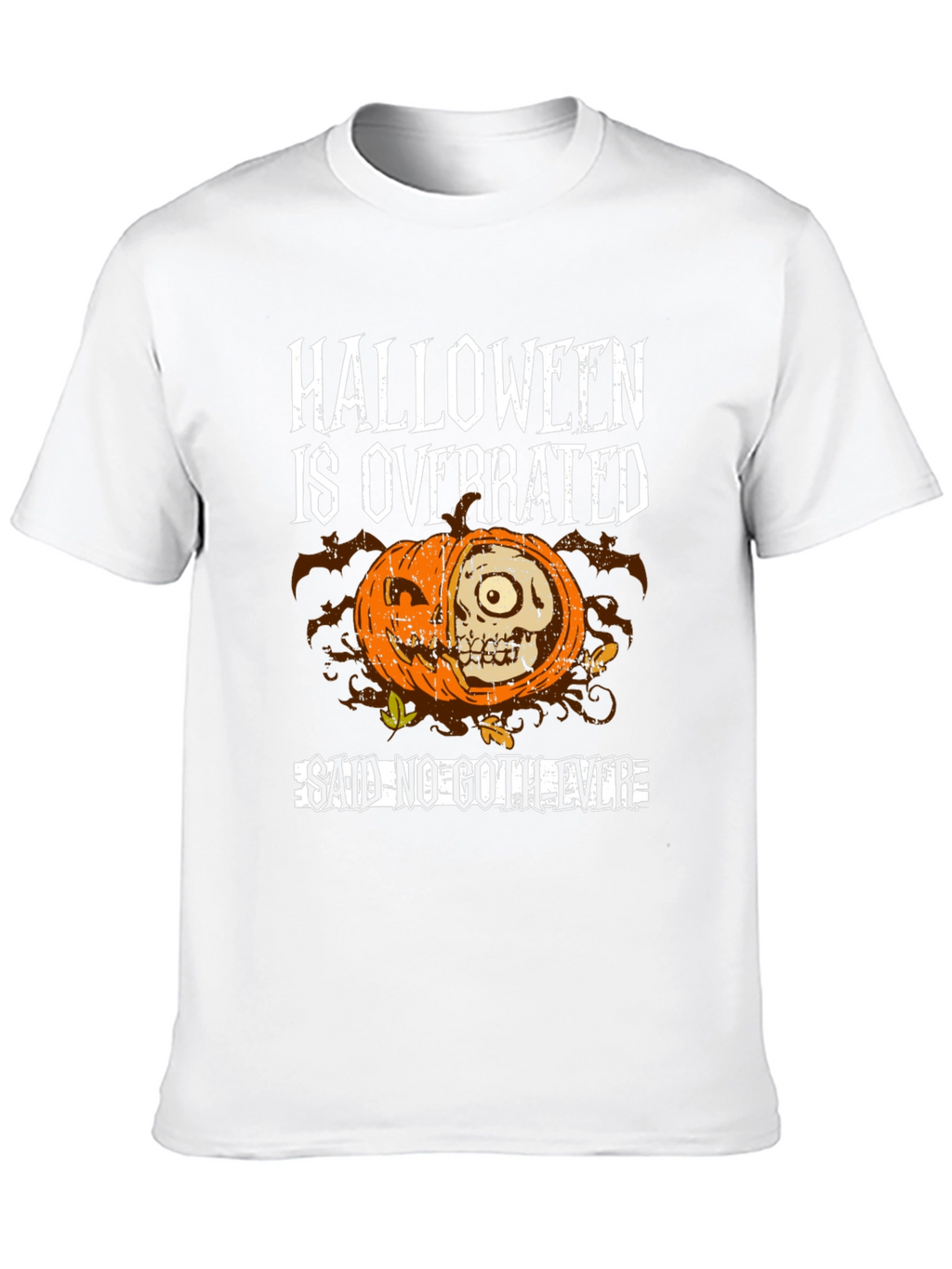 Halloween is Overrated T-Shirt - Goth Style