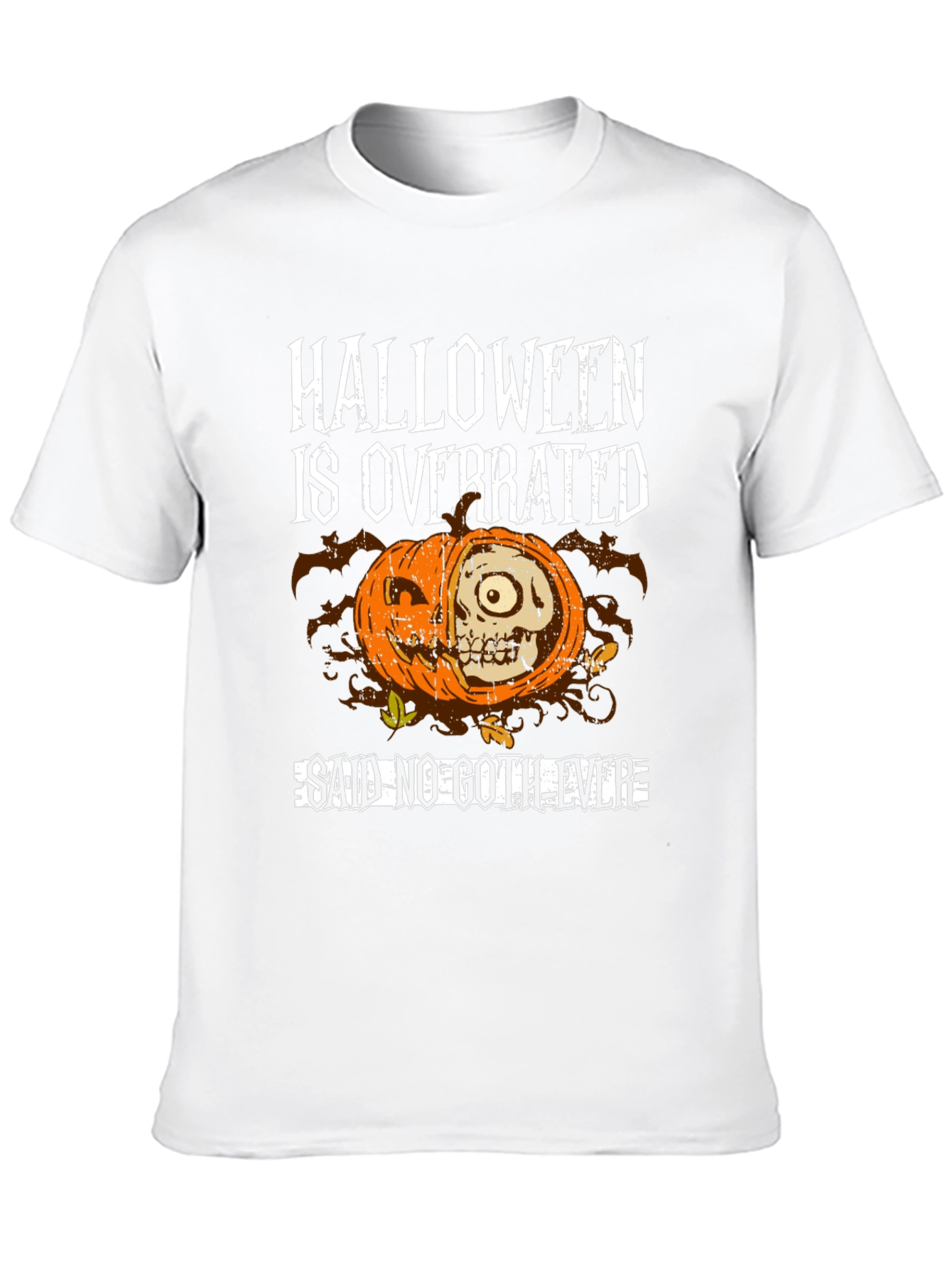 Halloween is Overrated T-Shirt - Goth Style