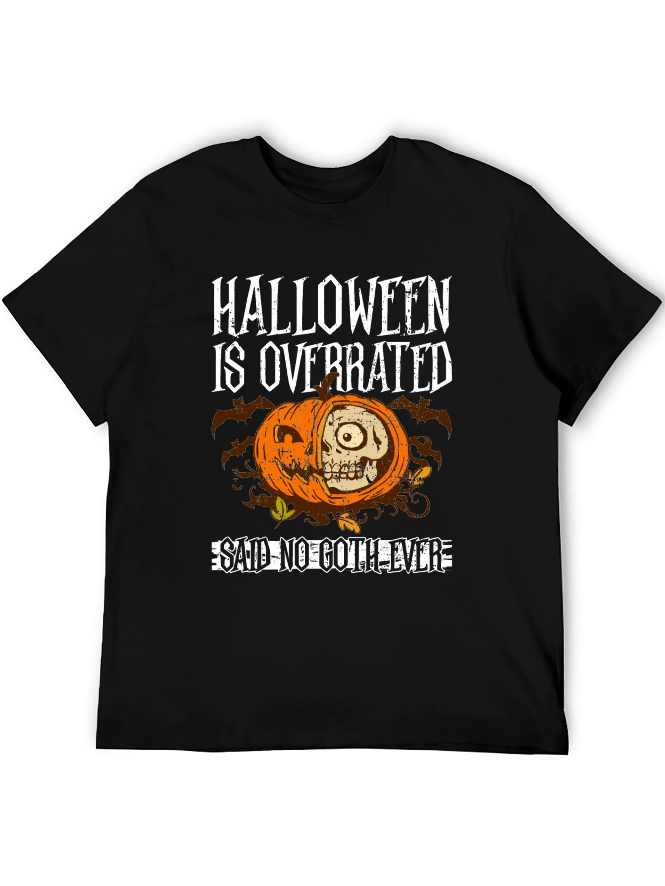 Halloween is Overrated T-Shirt - Goth Style