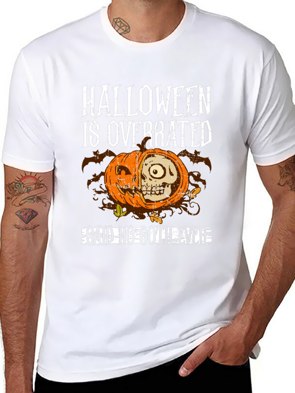 Halloween is Overrated T-Shirt - Goth Style