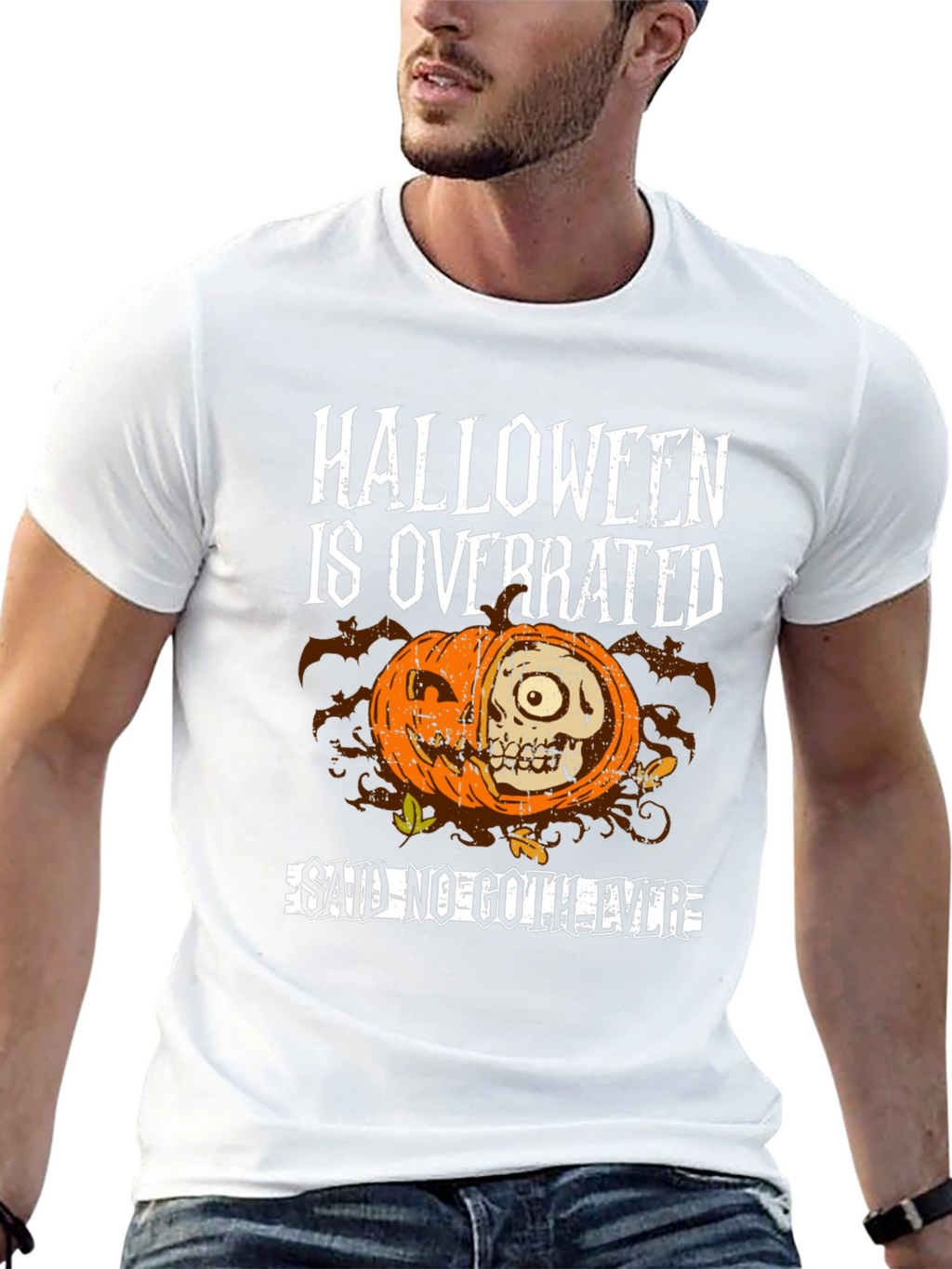 Halloween is Overrated T-Shirt - Goth Style
