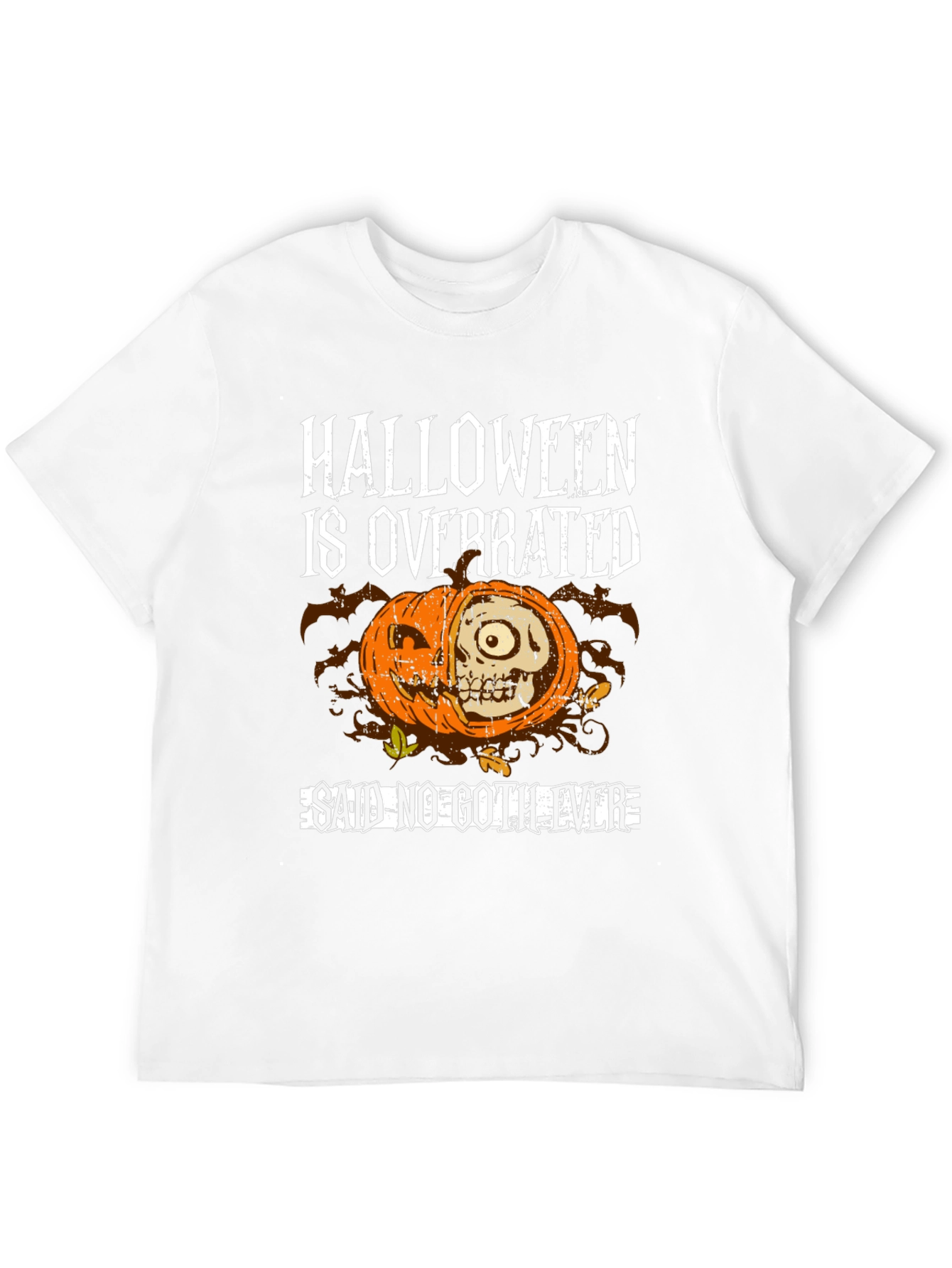 Halloween is Overrated T-Shirt - Goth Style