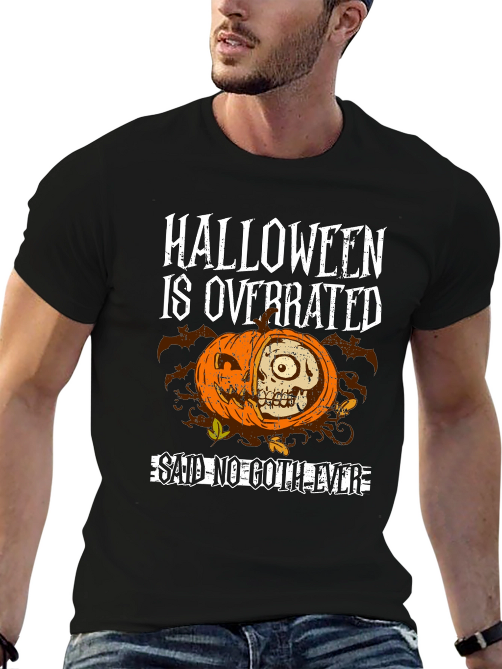 Halloween is Overrated T-Shirt - Goth Style