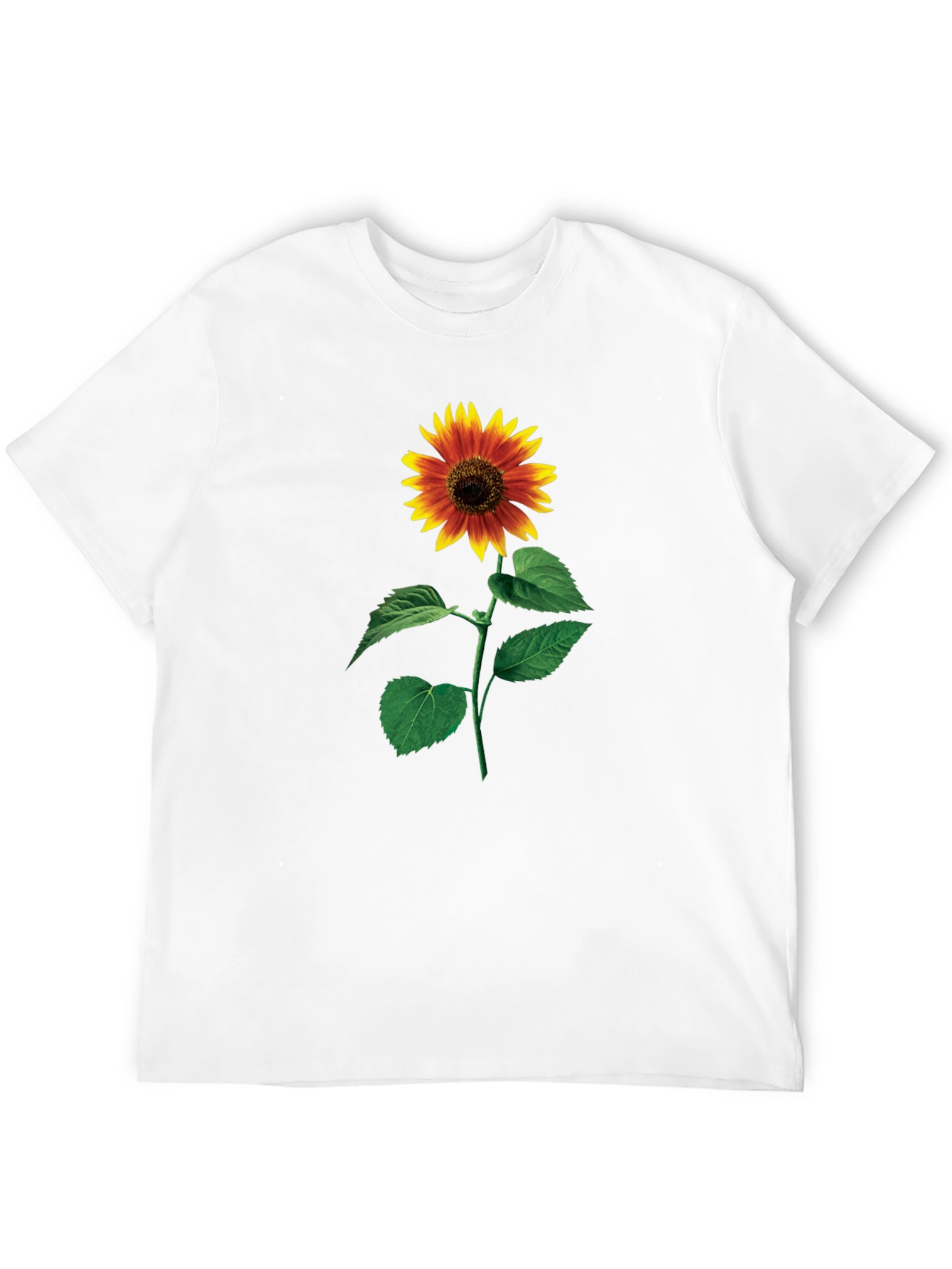 Sunflower Graphic Black T-Shirt