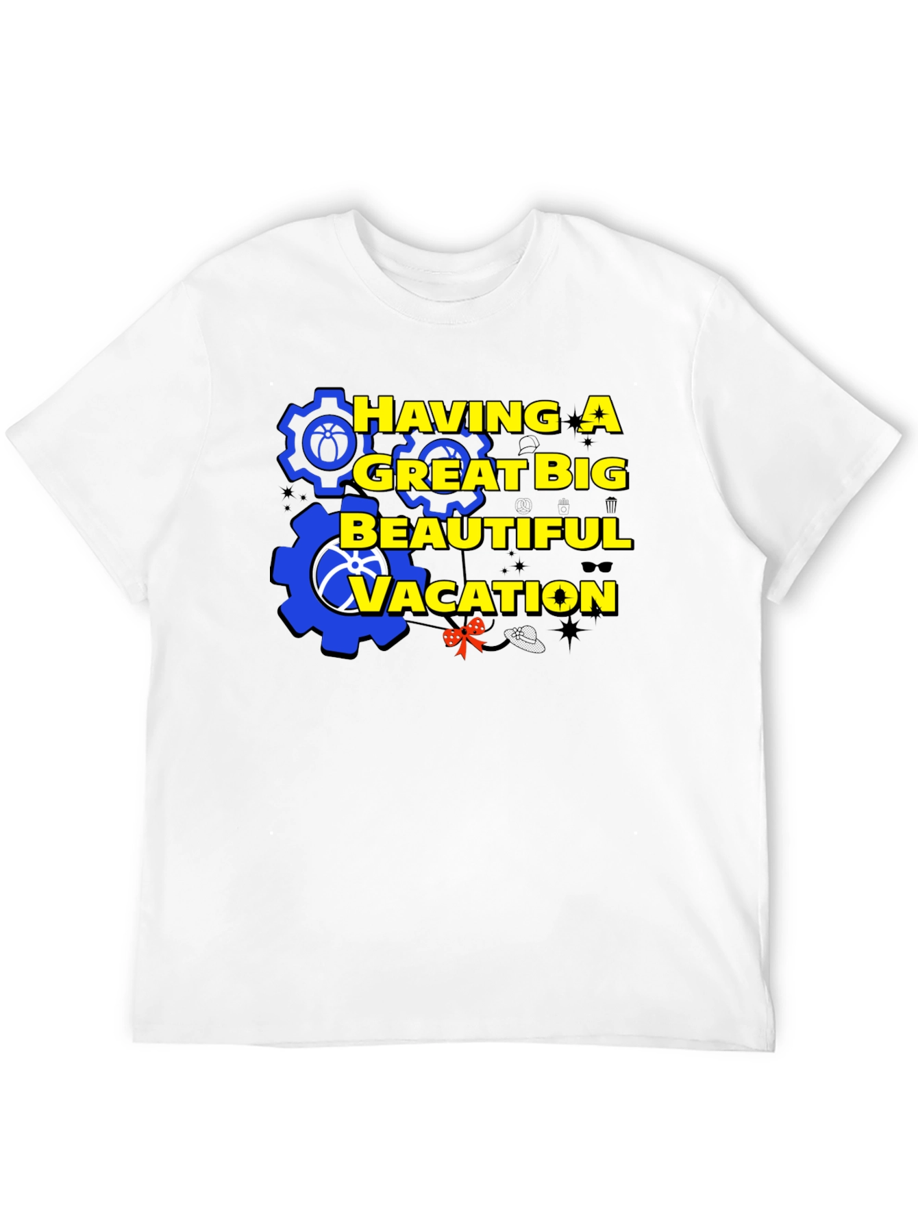 Having A Great Big Beautiful Vacation Graphic T-Shirt