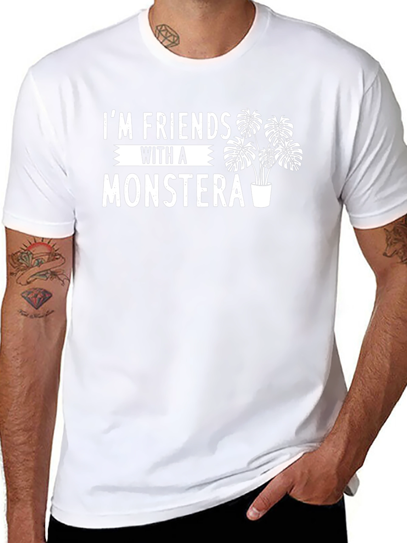 Im Friends With a Monstera T-Shirt Plant Lover