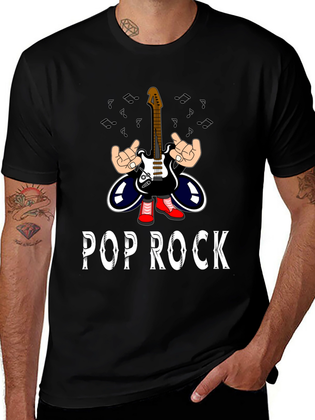 Pop Rock Graphic Tee - Music Lover T-Shirt