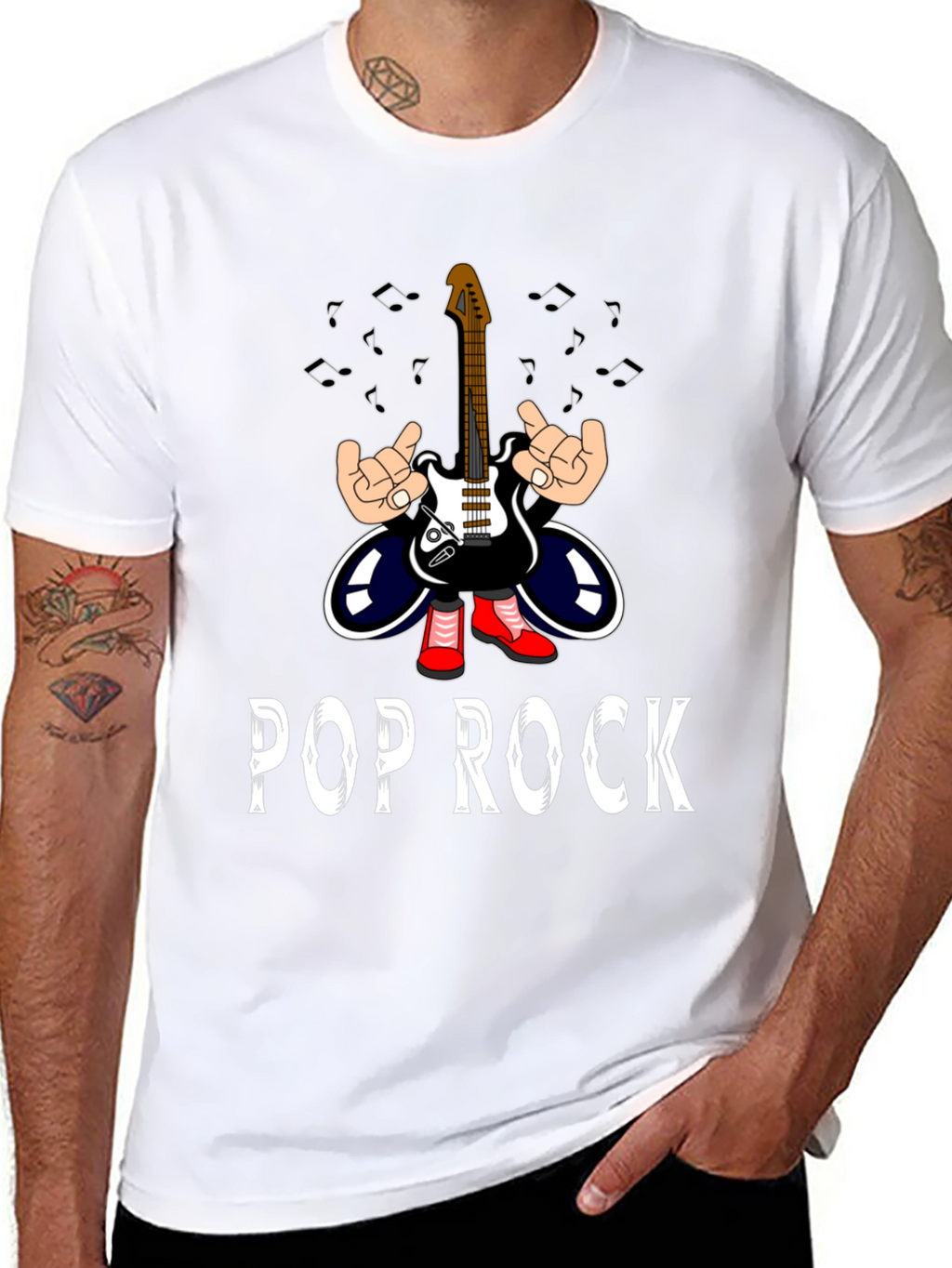 Pop Rock Graphic Tee - Music Lover T-Shirt