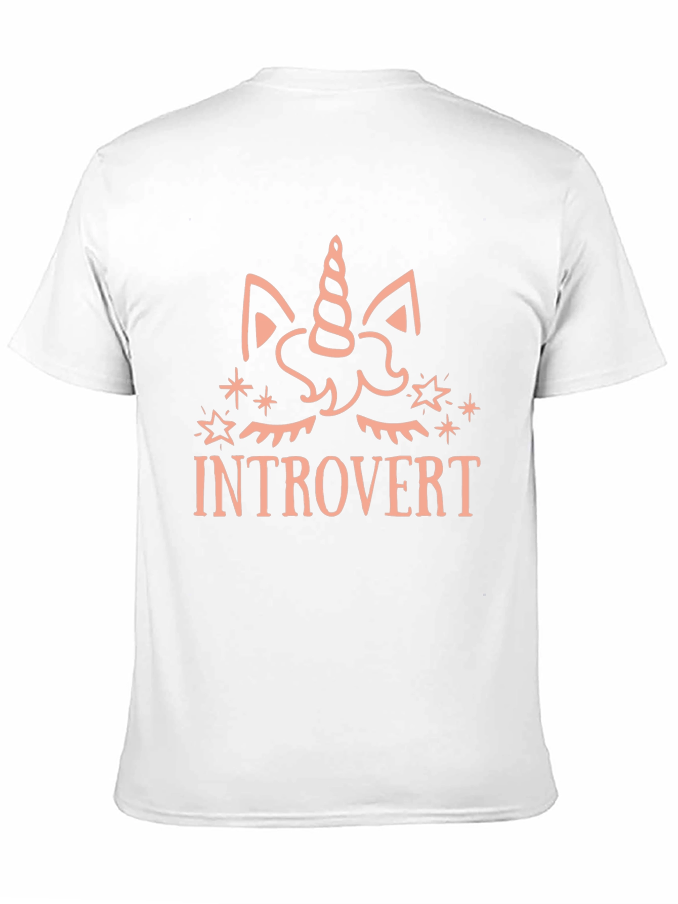 Introvert Unicorn Graphic T-Shirt