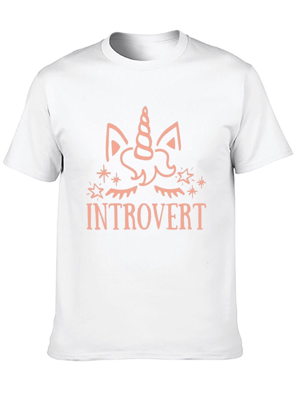 Introvert Unicorn Graphic T-Shirt