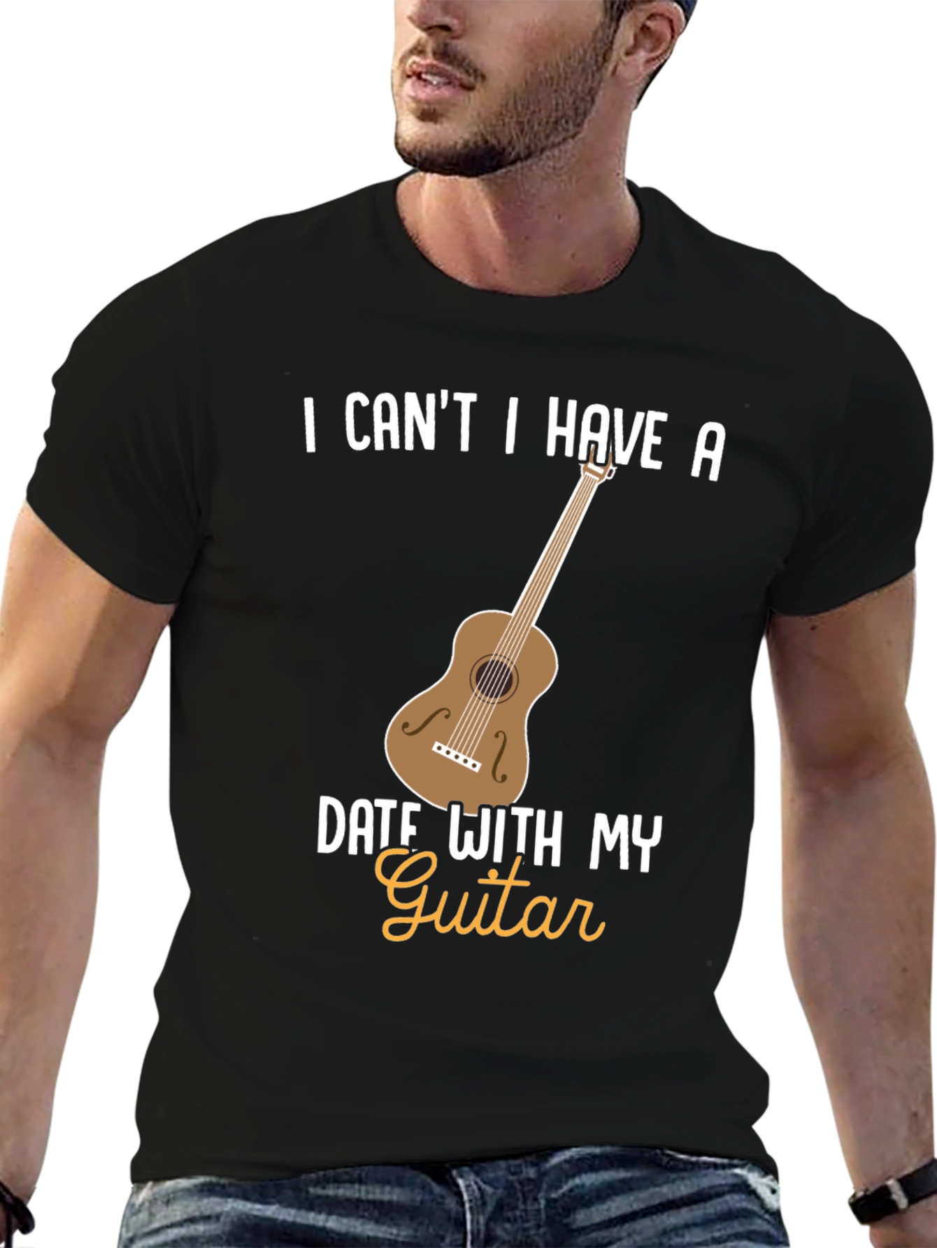 Funny Guitar Date T-Shirt
