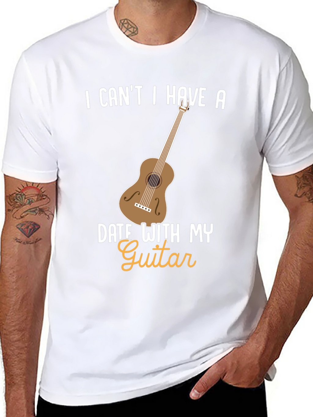 Funny Guitar Date T-Shirt