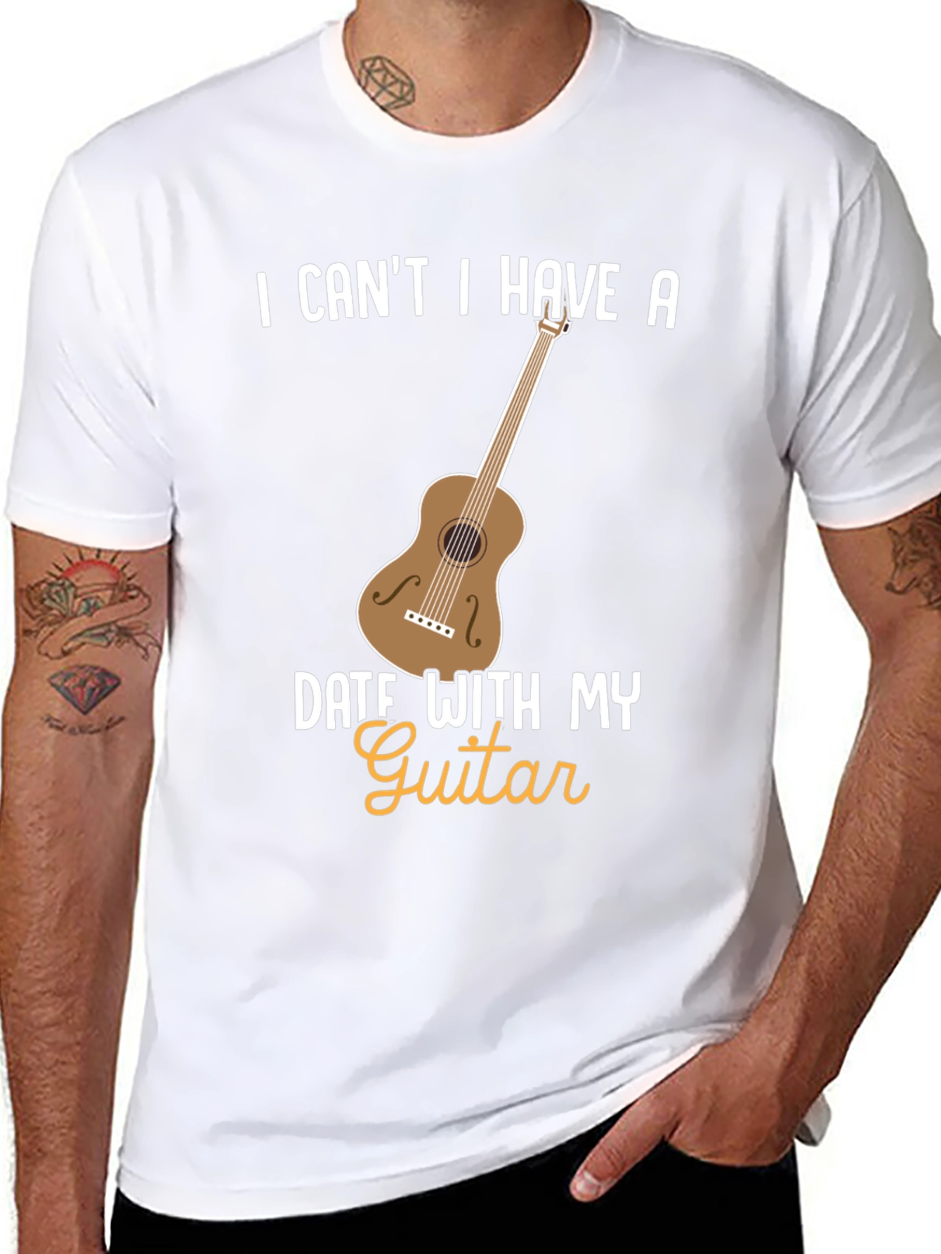 Funny Guitar Date T-Shirt