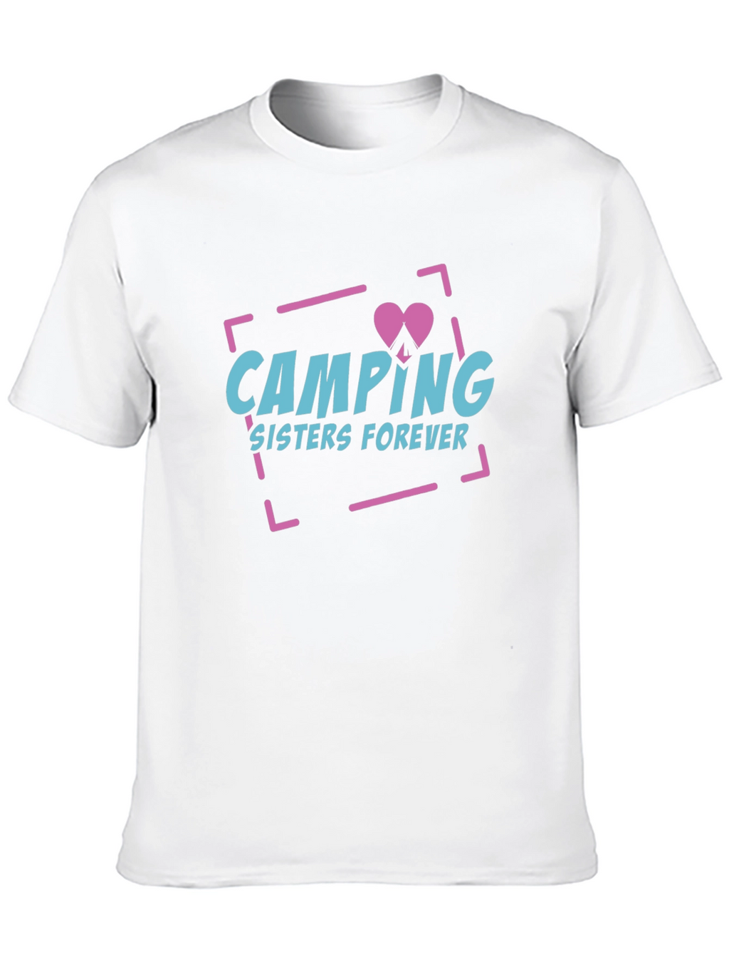 Camping Sisters Forever Graphic T-Shirt