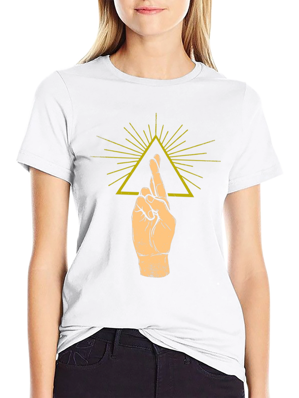 Fingers Crossed Graphic Tee - Unisex