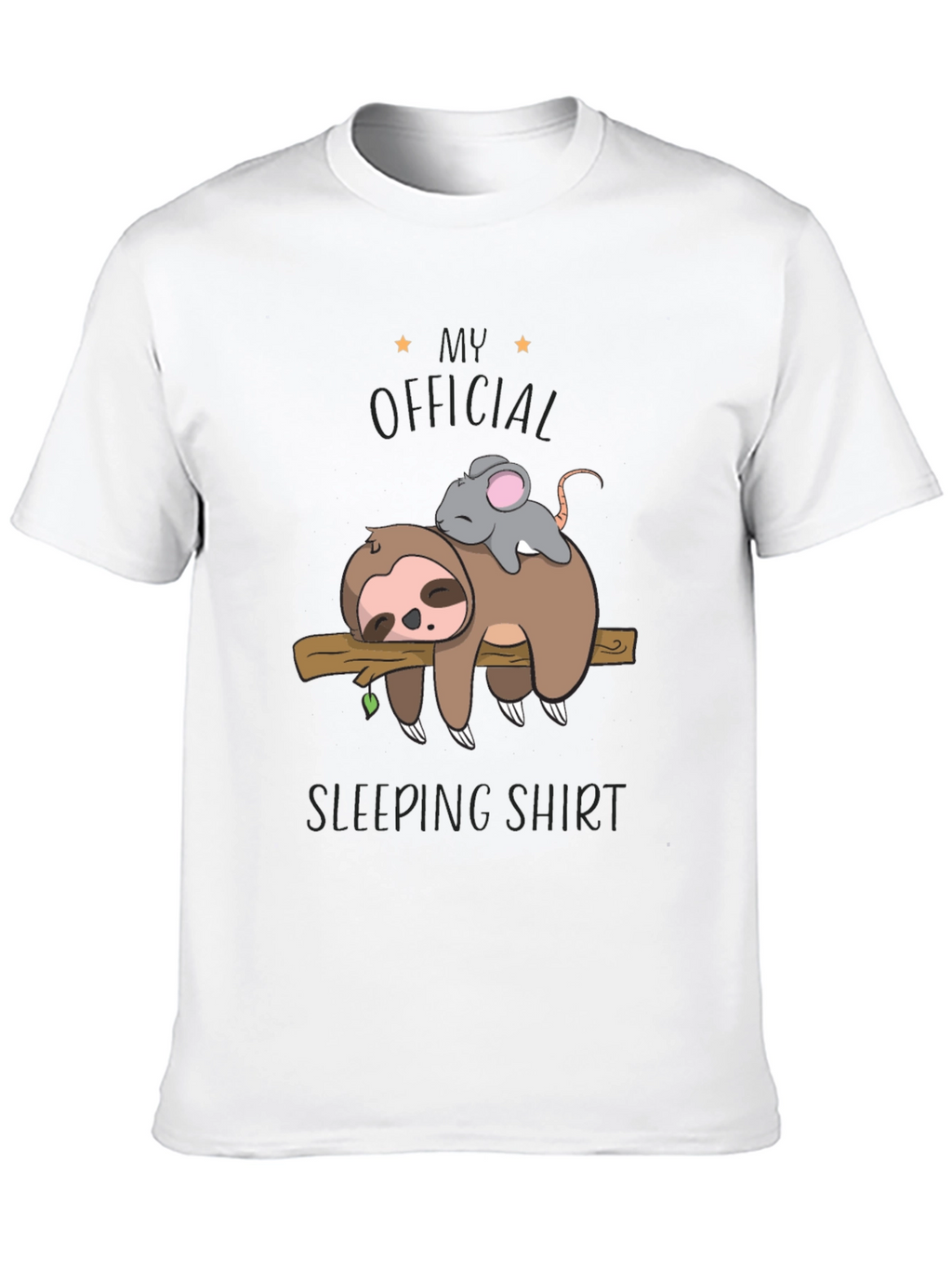 Sloth and Mouse Sleeping Shirt - Official Sleepwear