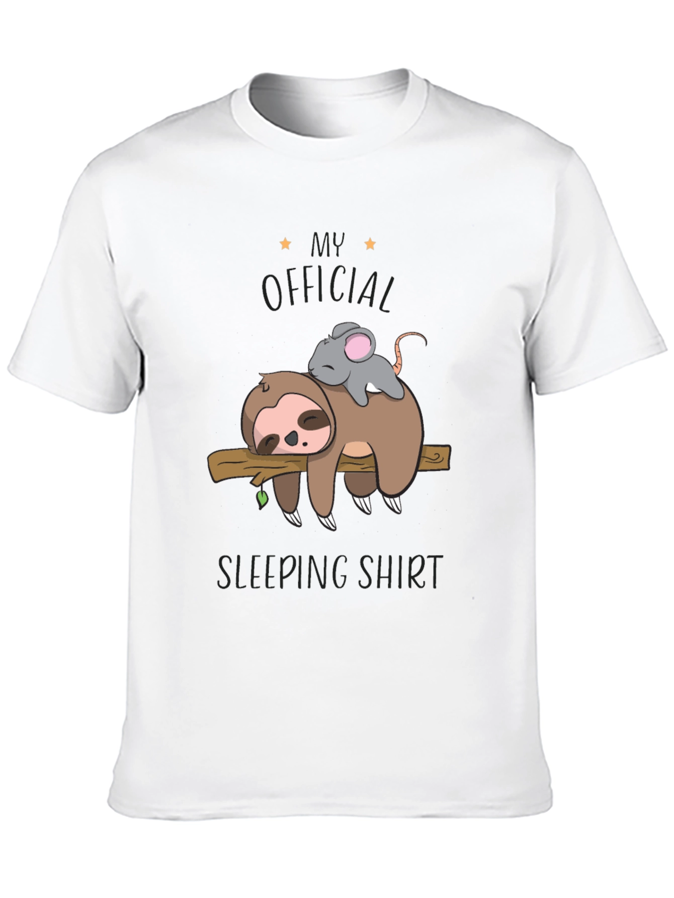 Sloth and Mouse Sleeping Shirt - Official Sleepwear