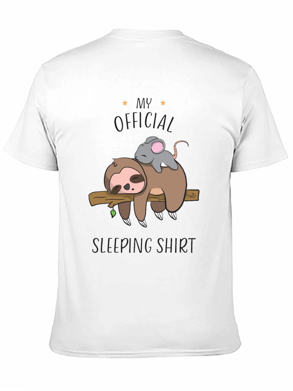 Sloth and Mouse Sleeping Shirt - Official Sleepwear