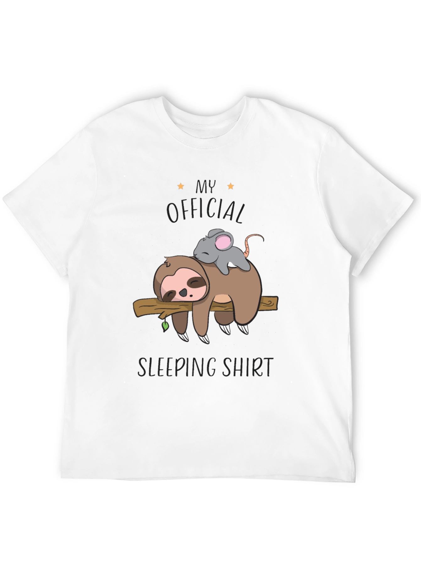 Sloth and Mouse Sleeping Shirt - Official Sleepwear