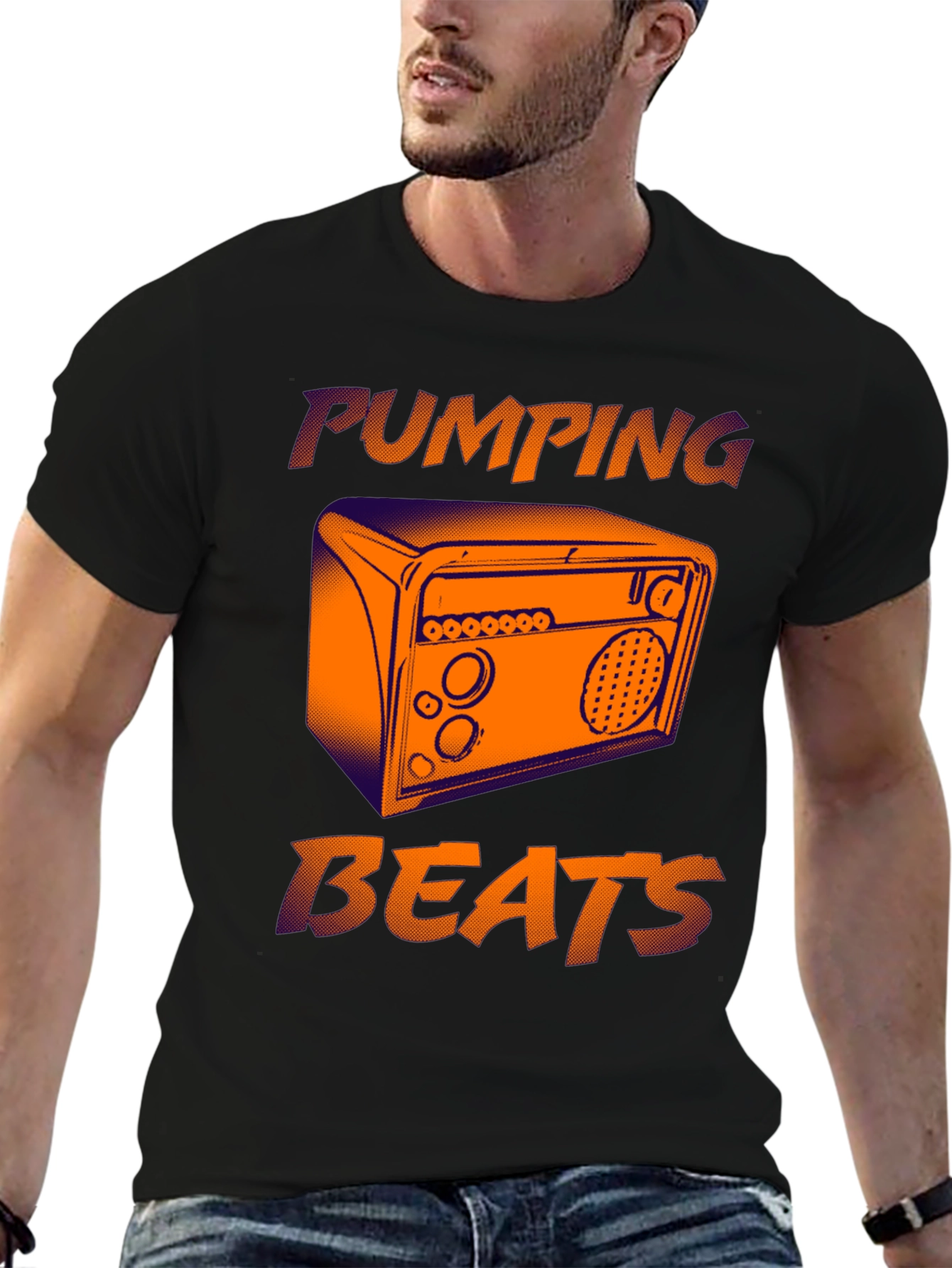 Retro Radio Beats T-Shirt