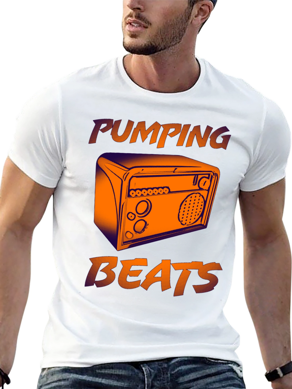 Retro Radio Beats T-Shirt