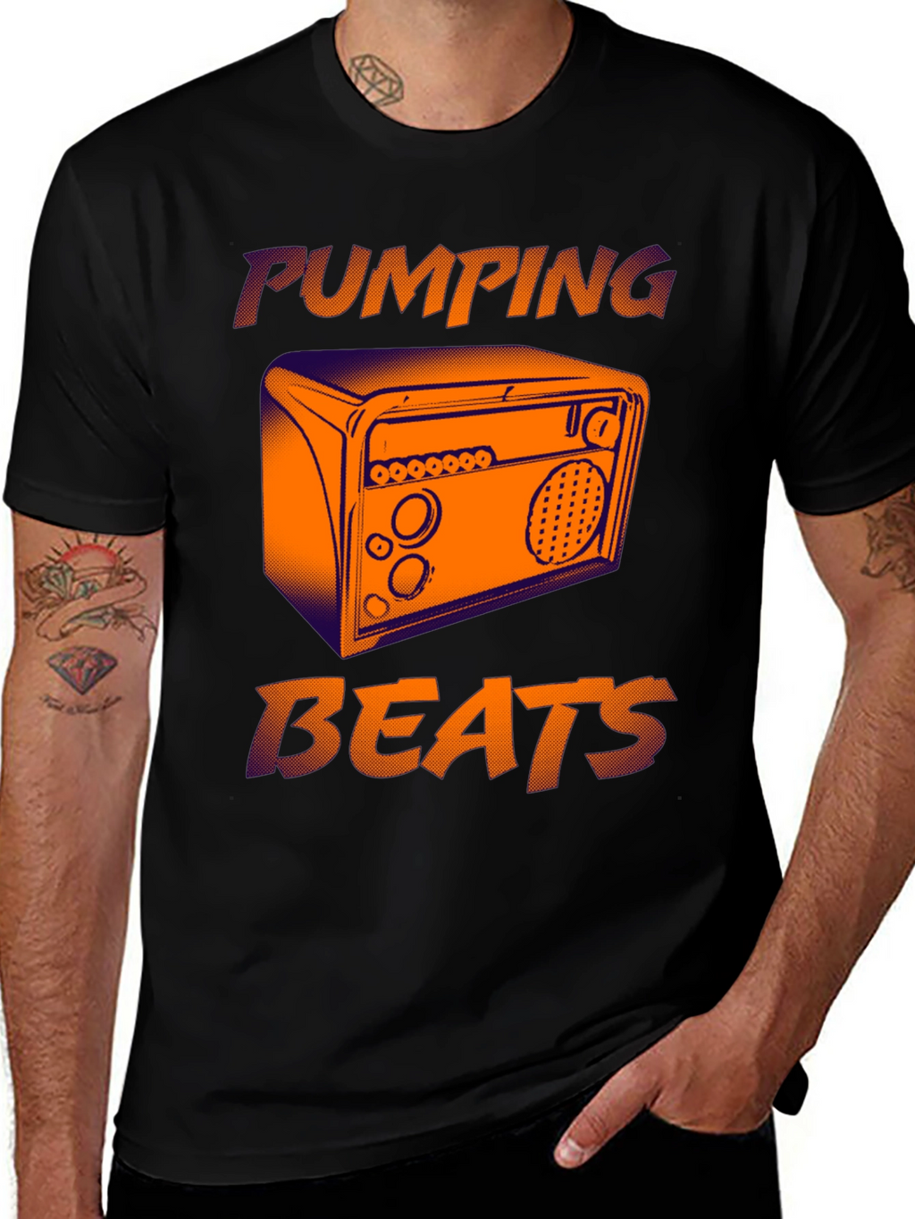Retro Radio Beats T-Shirt