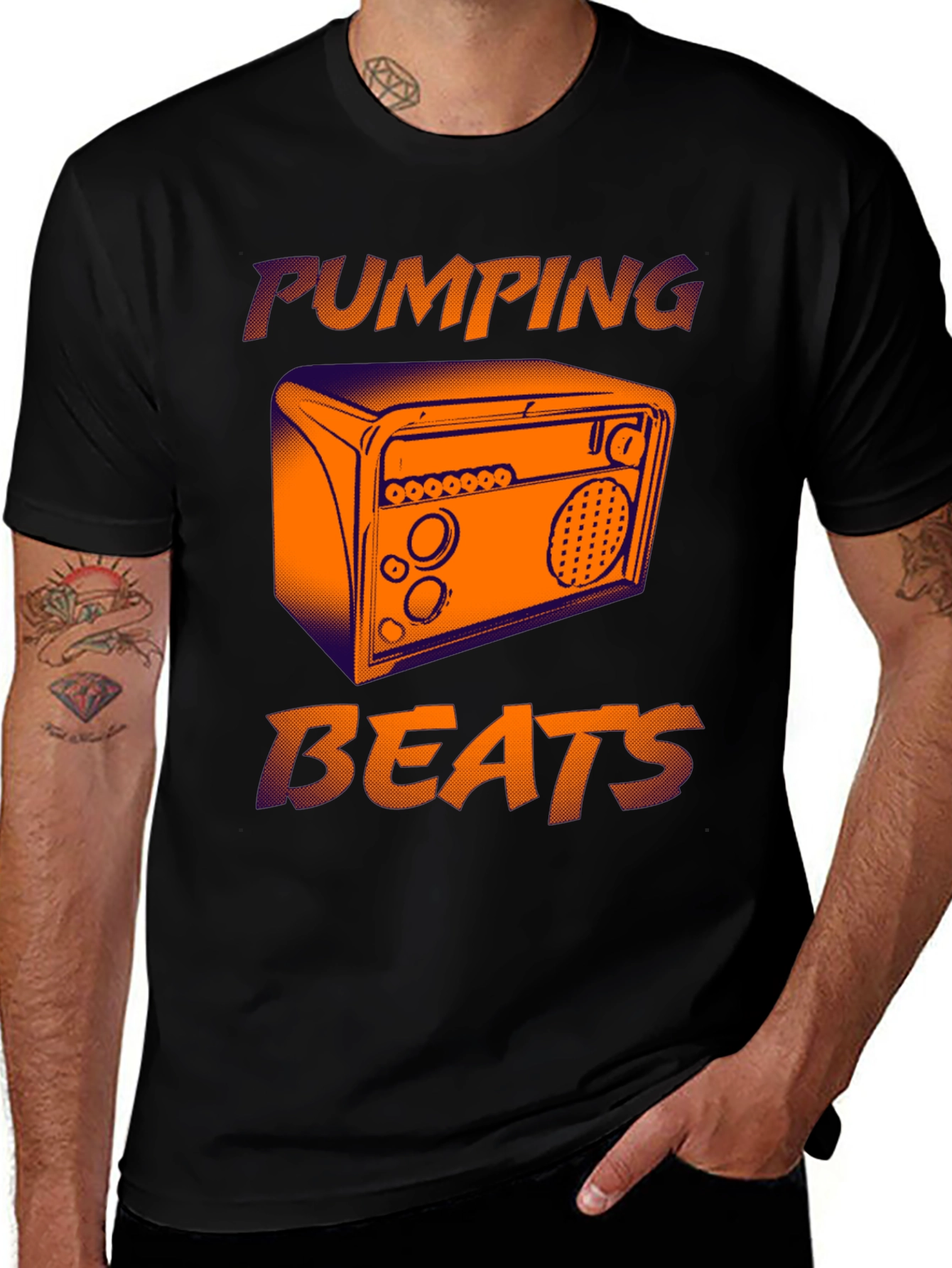 Retro Radio Beats T-Shirt
