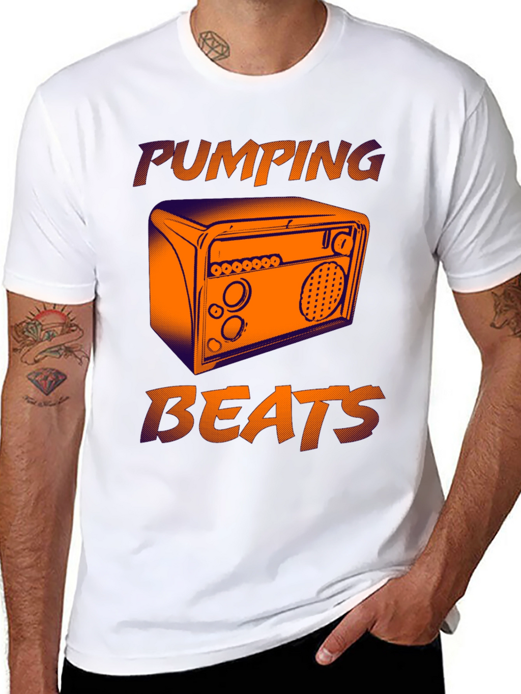 Retro Radio Beats T-Shirt