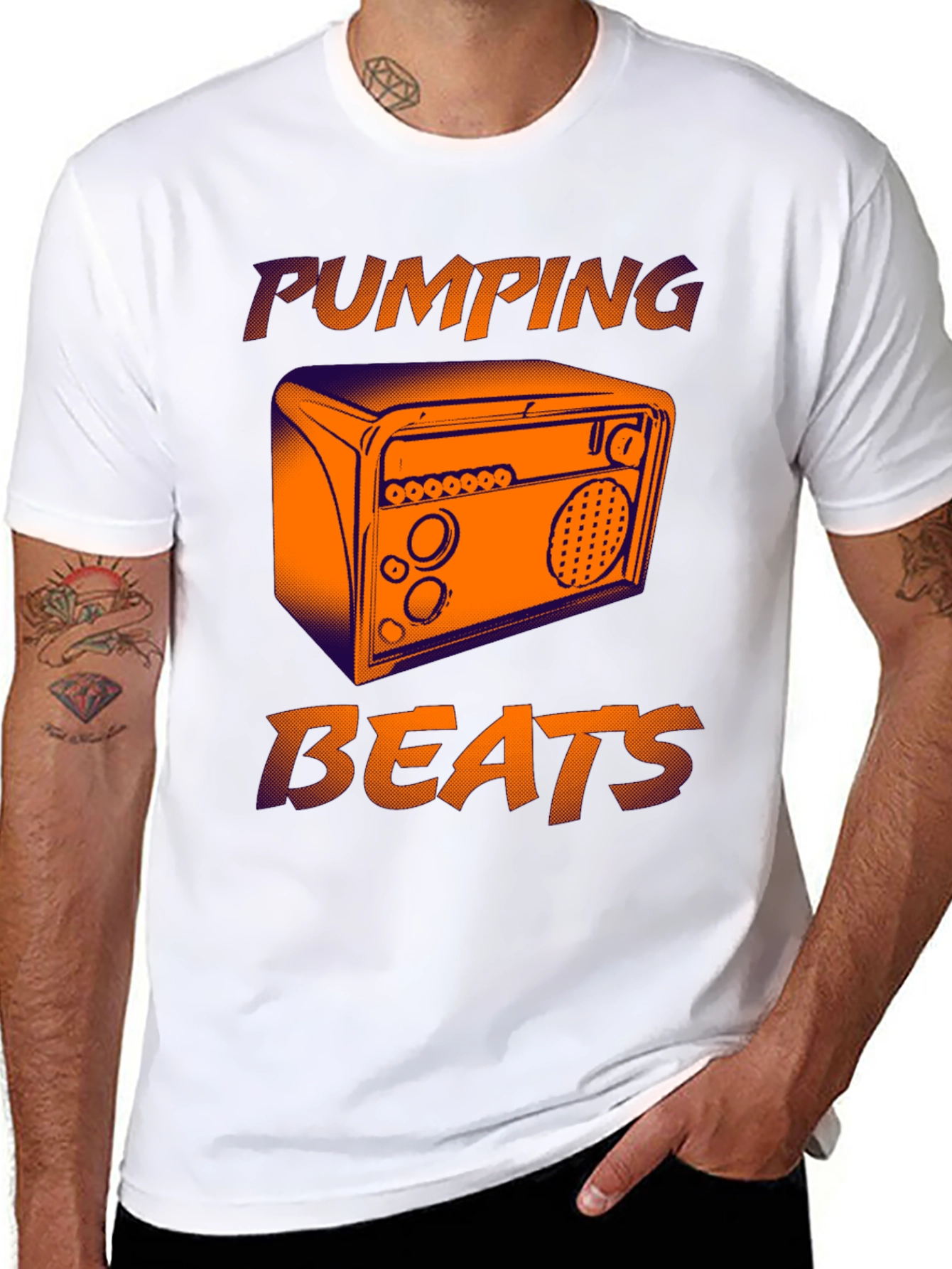 Retro Radio Beats T-Shirt