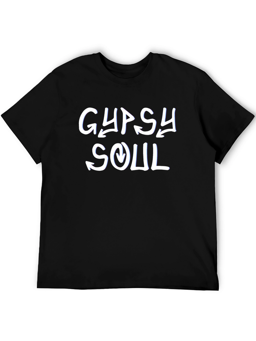 Gypsy Soul Graphic Tee - Soft Black Cotton T-Shirt