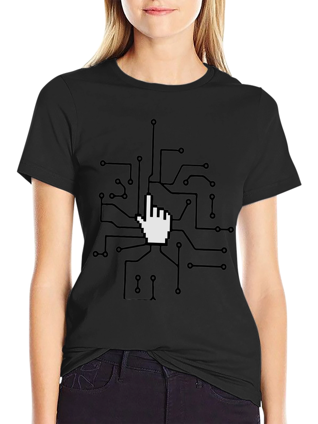 Tech Circuit Hand T-Shirt