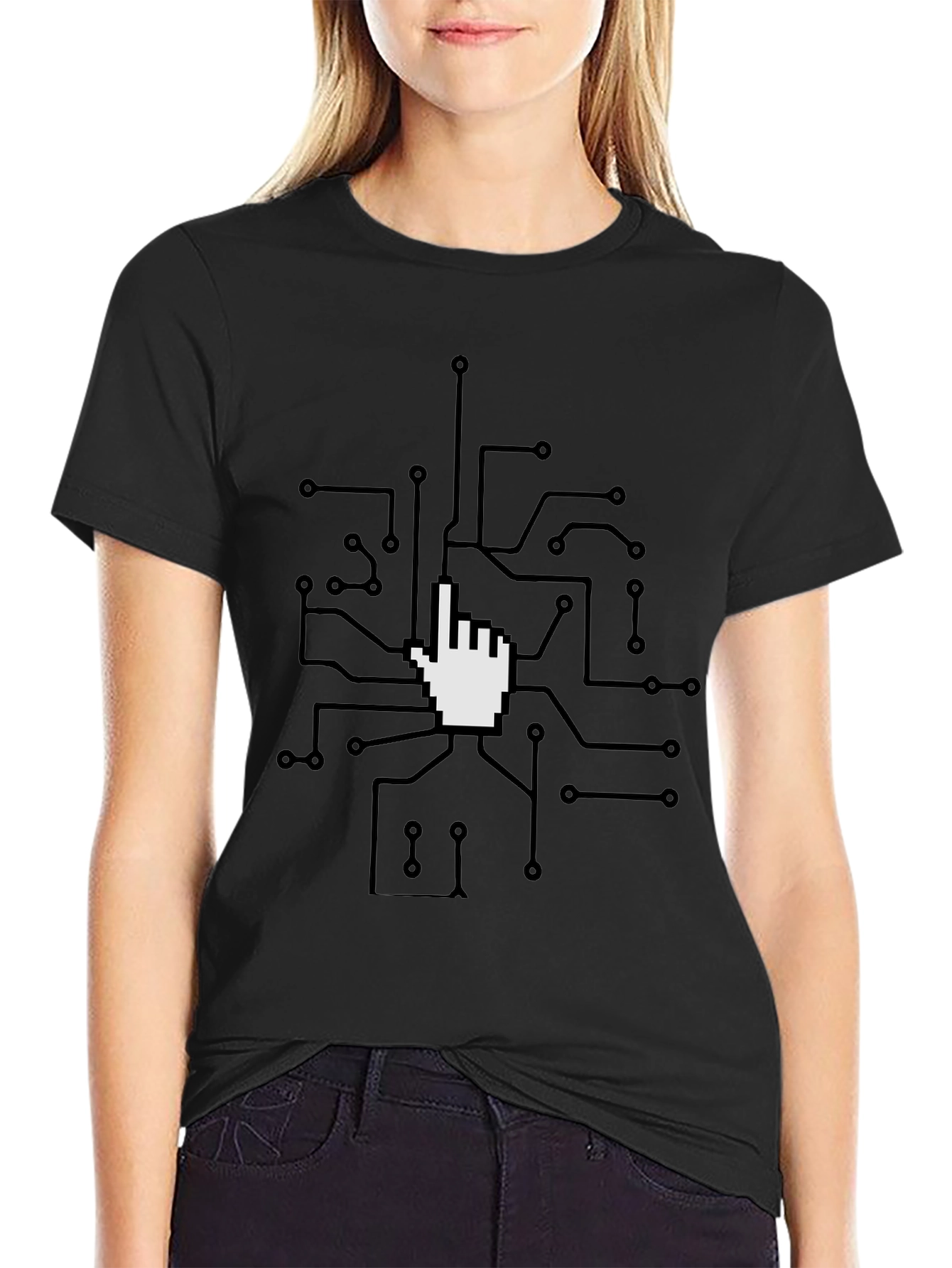 Tech Circuit Hand T-Shirt