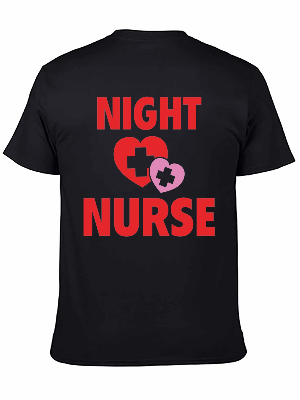 Night Nurse T-Shirt - Heart Design