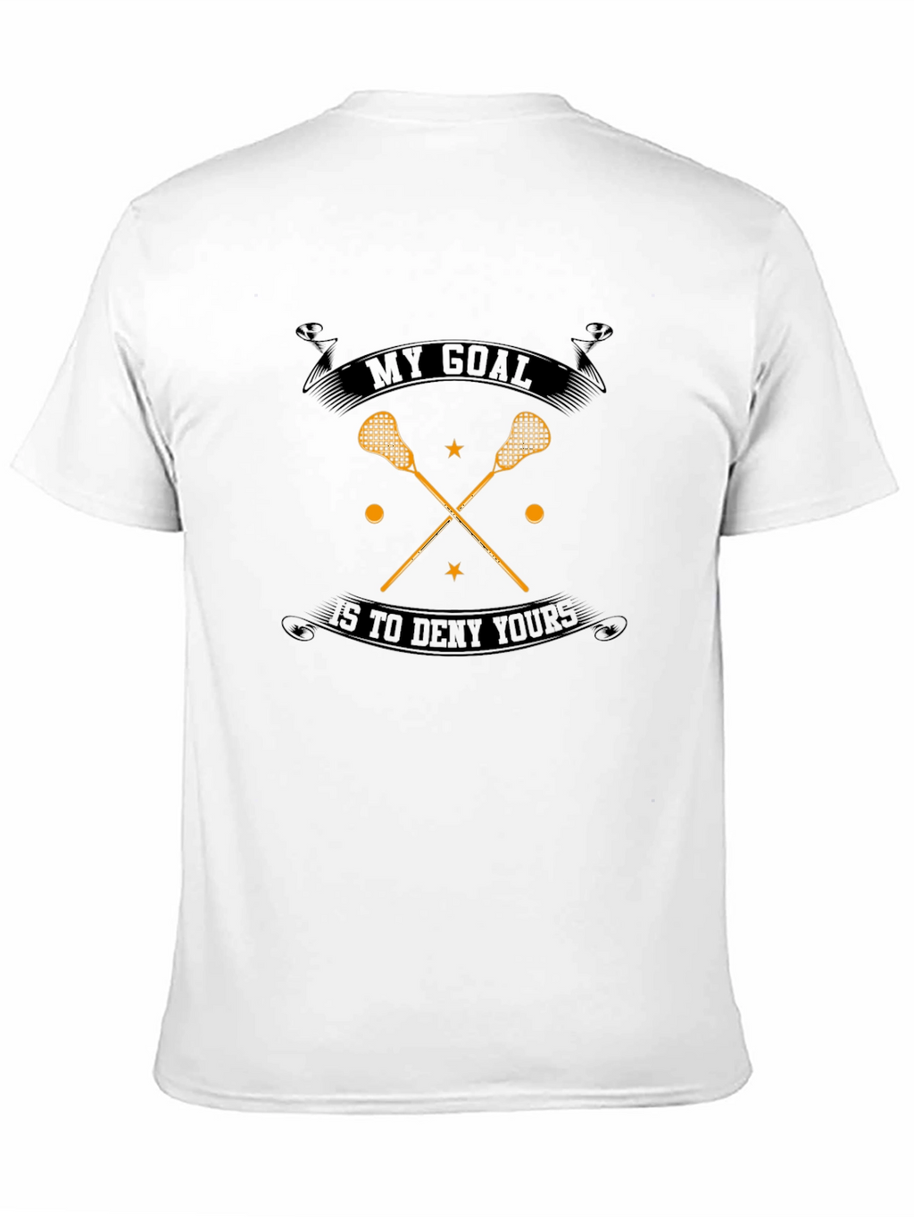 Lacrosse Goal T-Shirt - Defensive Player Tee