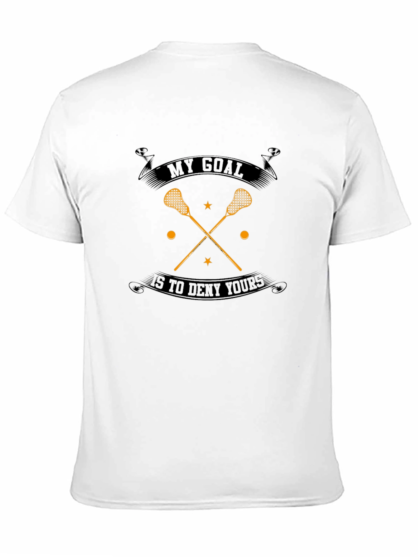 Lacrosse Goal T-Shirt - Defensive Player Tee