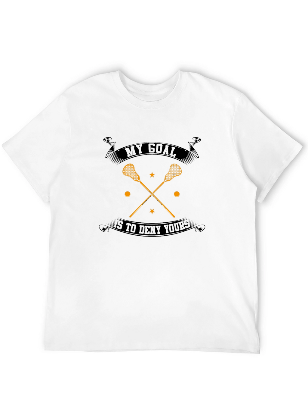 Lacrosse Goal T-Shirt - Defensive Player Tee