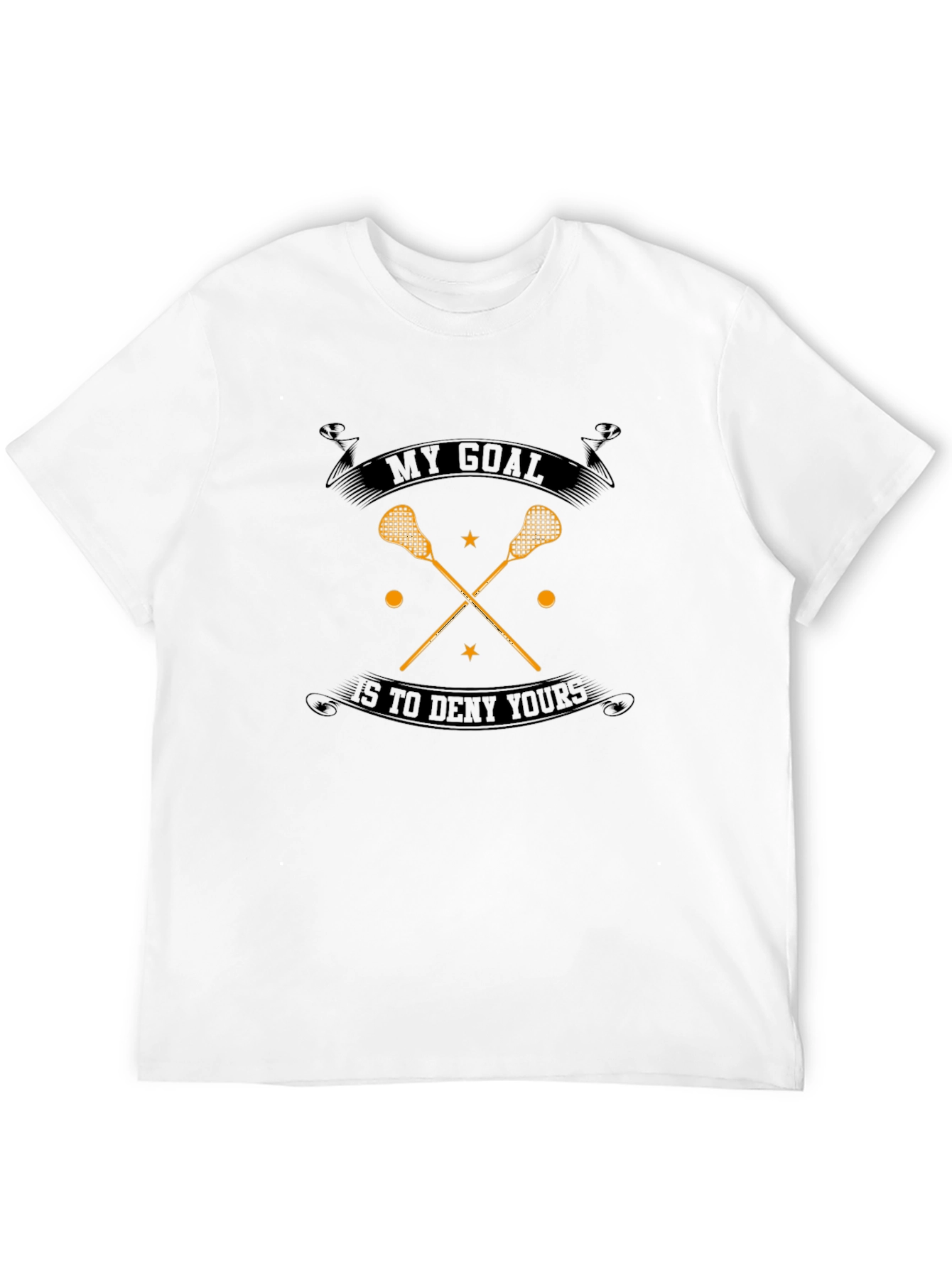 Lacrosse Goal T-Shirt - Defensive Player Tee