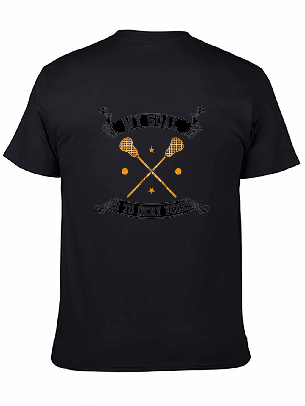 Lacrosse Goal T-Shirt - Defensive Player Tee