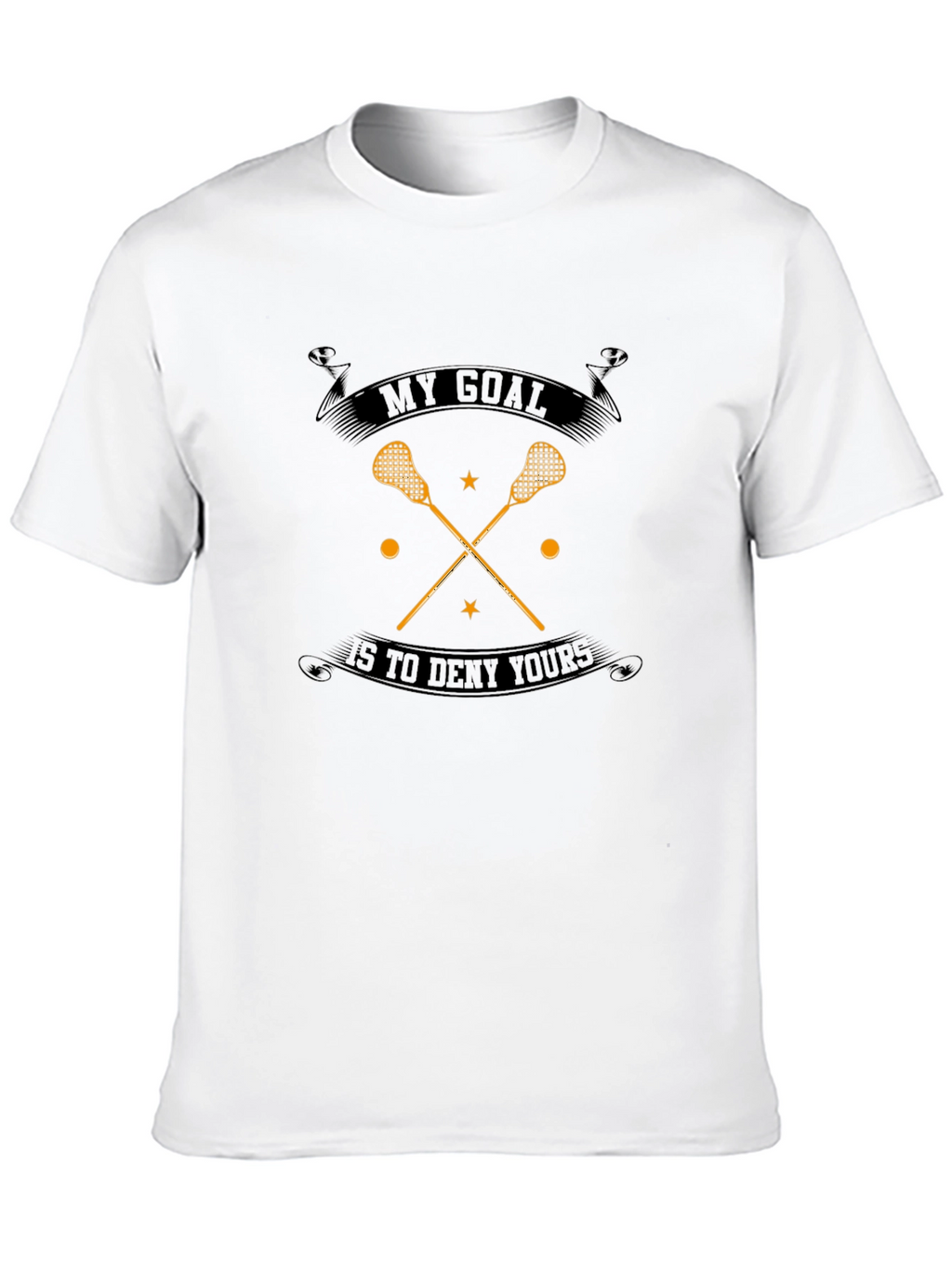 Lacrosse Goal T-Shirt - Defensive Player Tee