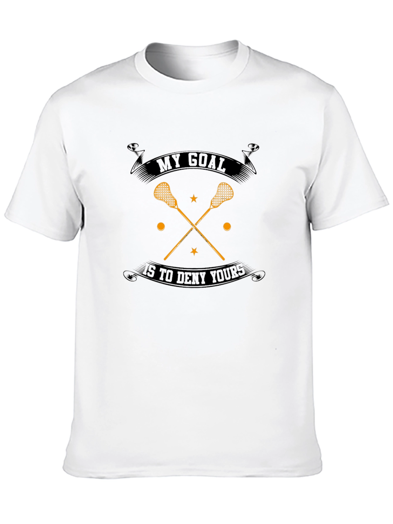 Lacrosse Goal T-Shirt - Defensive Player Tee